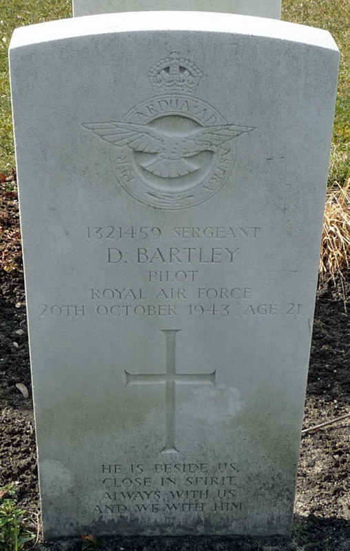 Sgt Donald Bartley<br/><br /><br />died October 20th, 1943